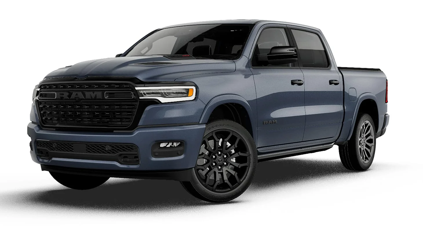 New 2027 Forged Blue Metallic Exterior Paint RAM Limited image 1