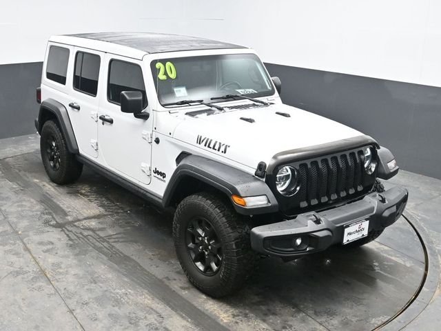 Used 2020 White Jeep Unlimited Willys image 31
