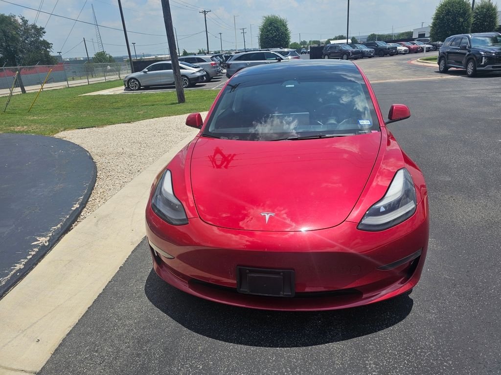 Used 2023 Red Tesla Base image 2