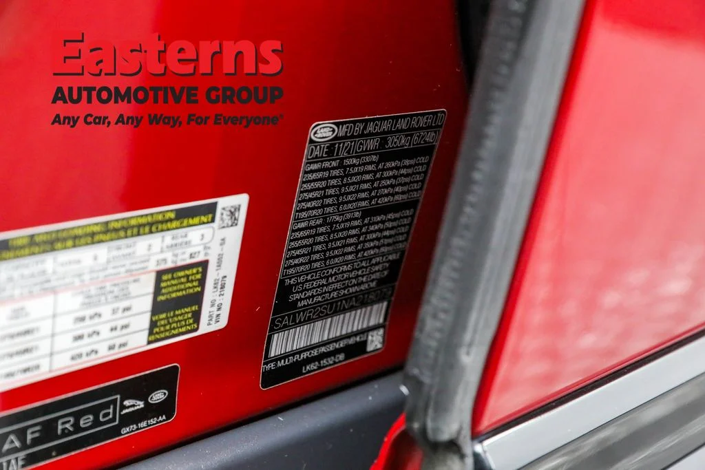 Used 2022 Red Land Rover HSE Silver Edition image 38