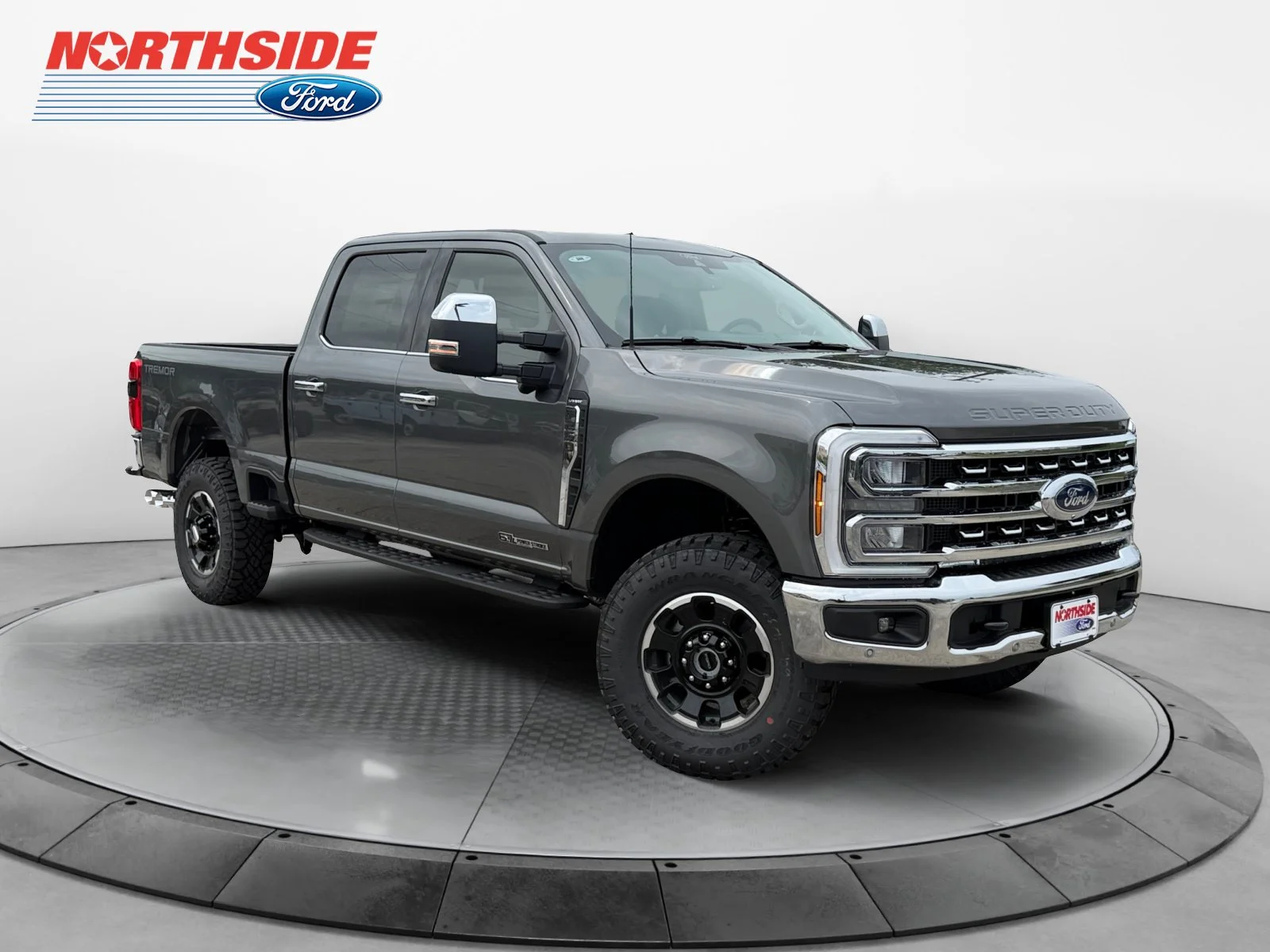 New 2026 Carbonized Gray Metallic Ford LARIAT image 1