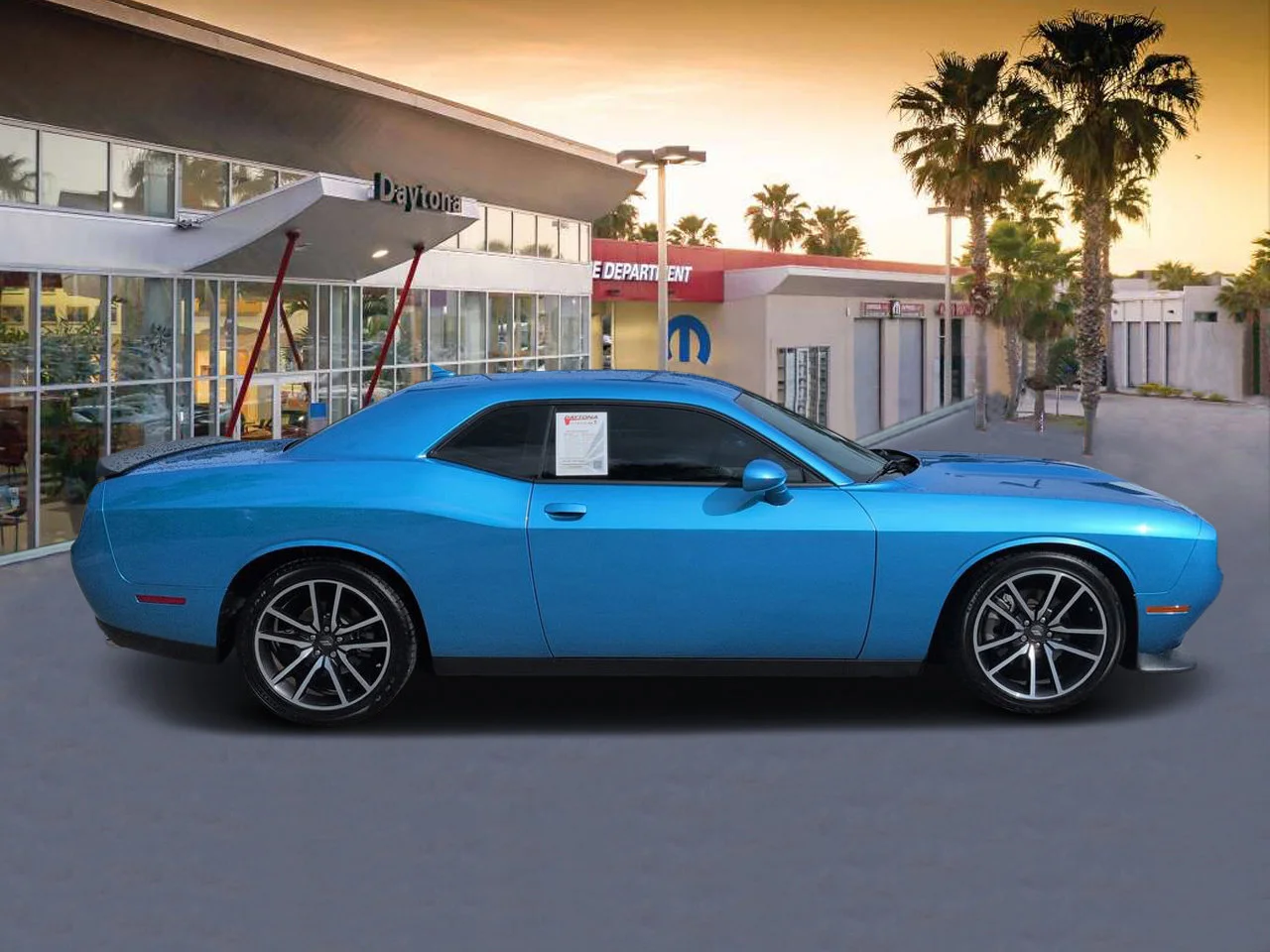 Certified Used 2023 Blue Pearl Dodge GT image 2