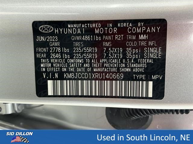 Used 2024 Shimmering Silver Hyundai SEL Convenience image 14