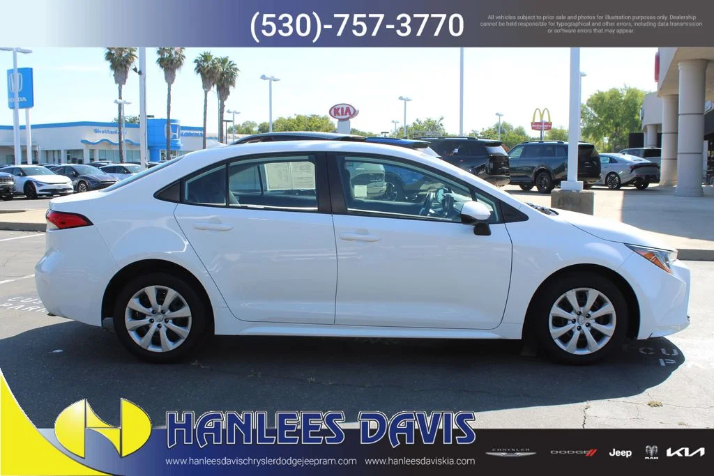 Used 2023 White Toyota LE image 6
