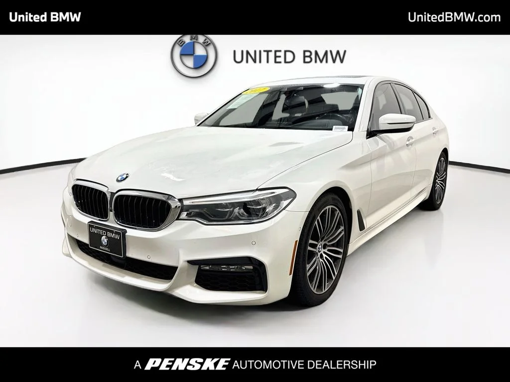 Used 2017 Alpine White BMW 540i image 1
