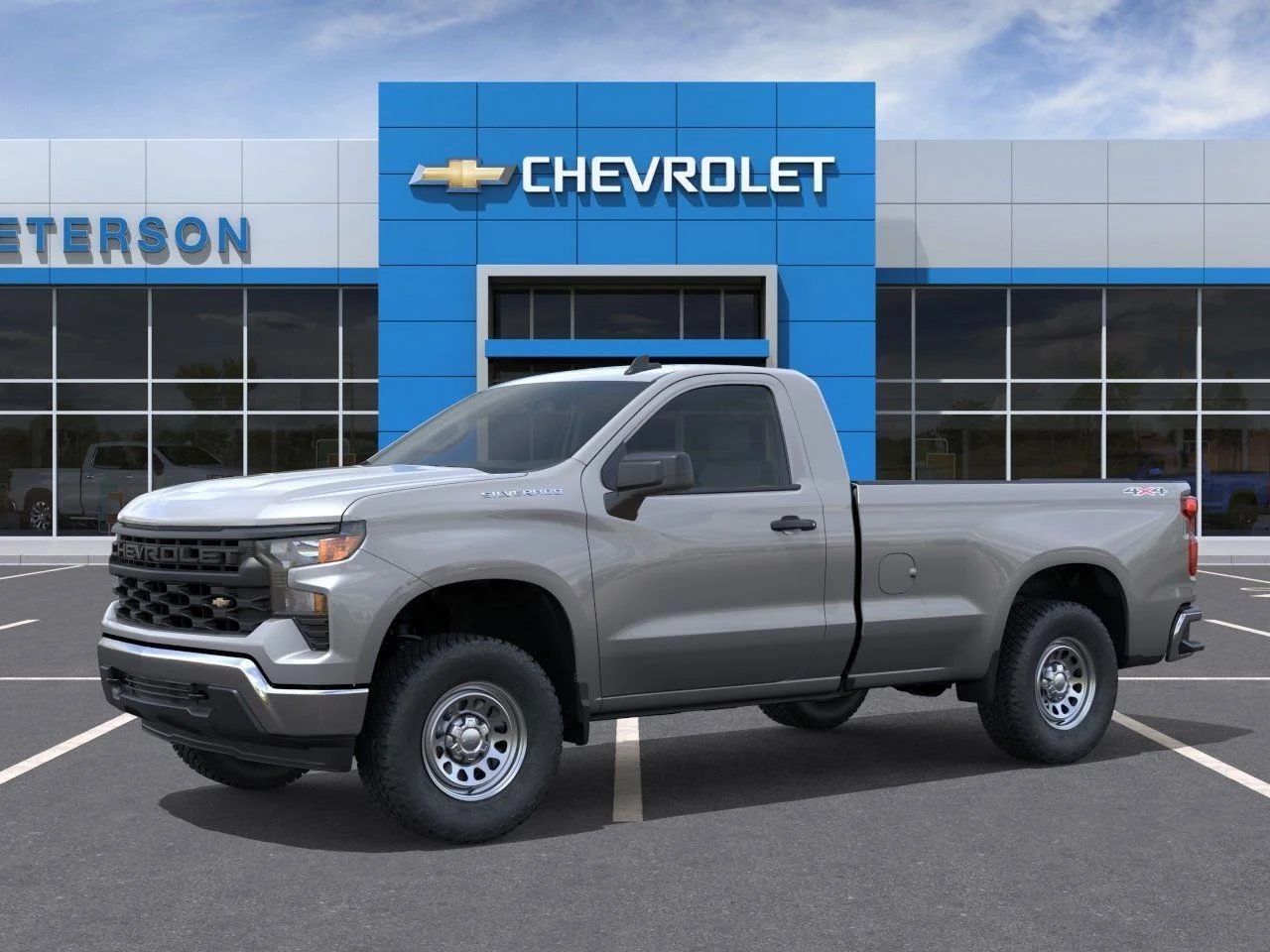 New 2026 Gray Chevrolet WT image 3