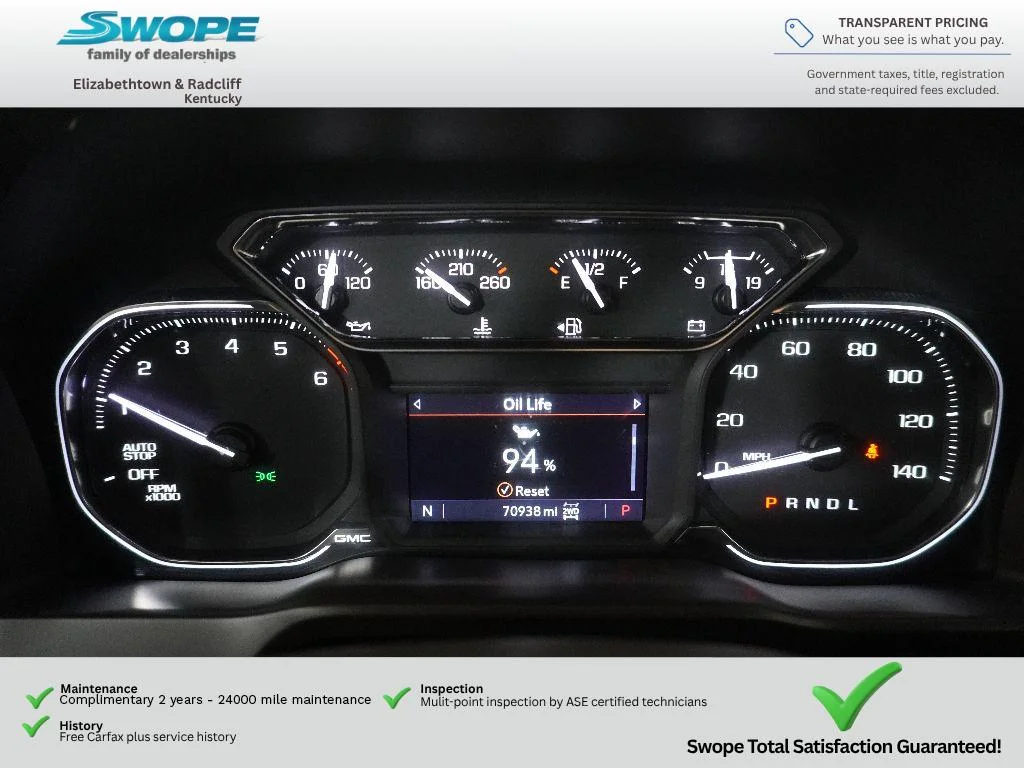Used 2020 Pacific Blue Metallic GMC SLT image 16