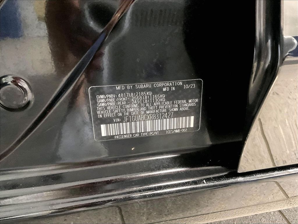 Used 2024 Black Subaru Base image 35