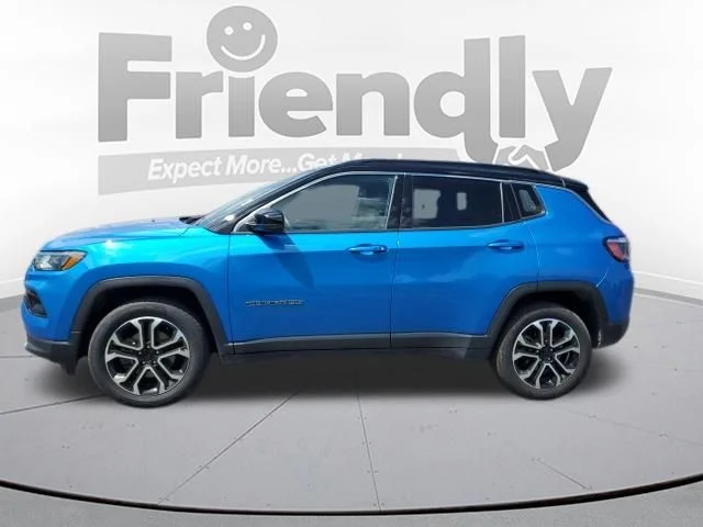 Used 2022 Blue Jeep Limited image 2