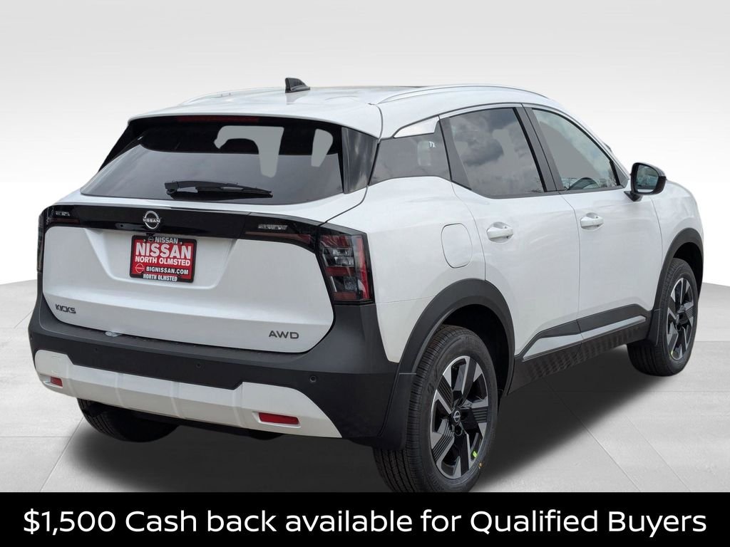 New 2026 Aspen White TriCoat Nissan SV image 3
