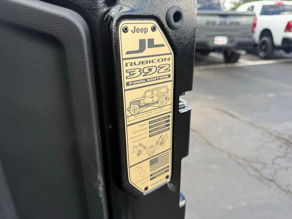 New 2025 Black Jeep Rubicon 392 image 56