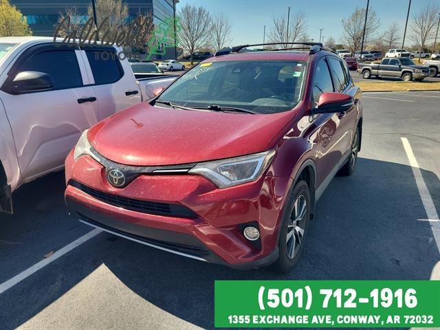 Red (03T3 RUBY) 2018 Toyota RAV4 XLE SUV / Crossover Front-Wheel Drive
