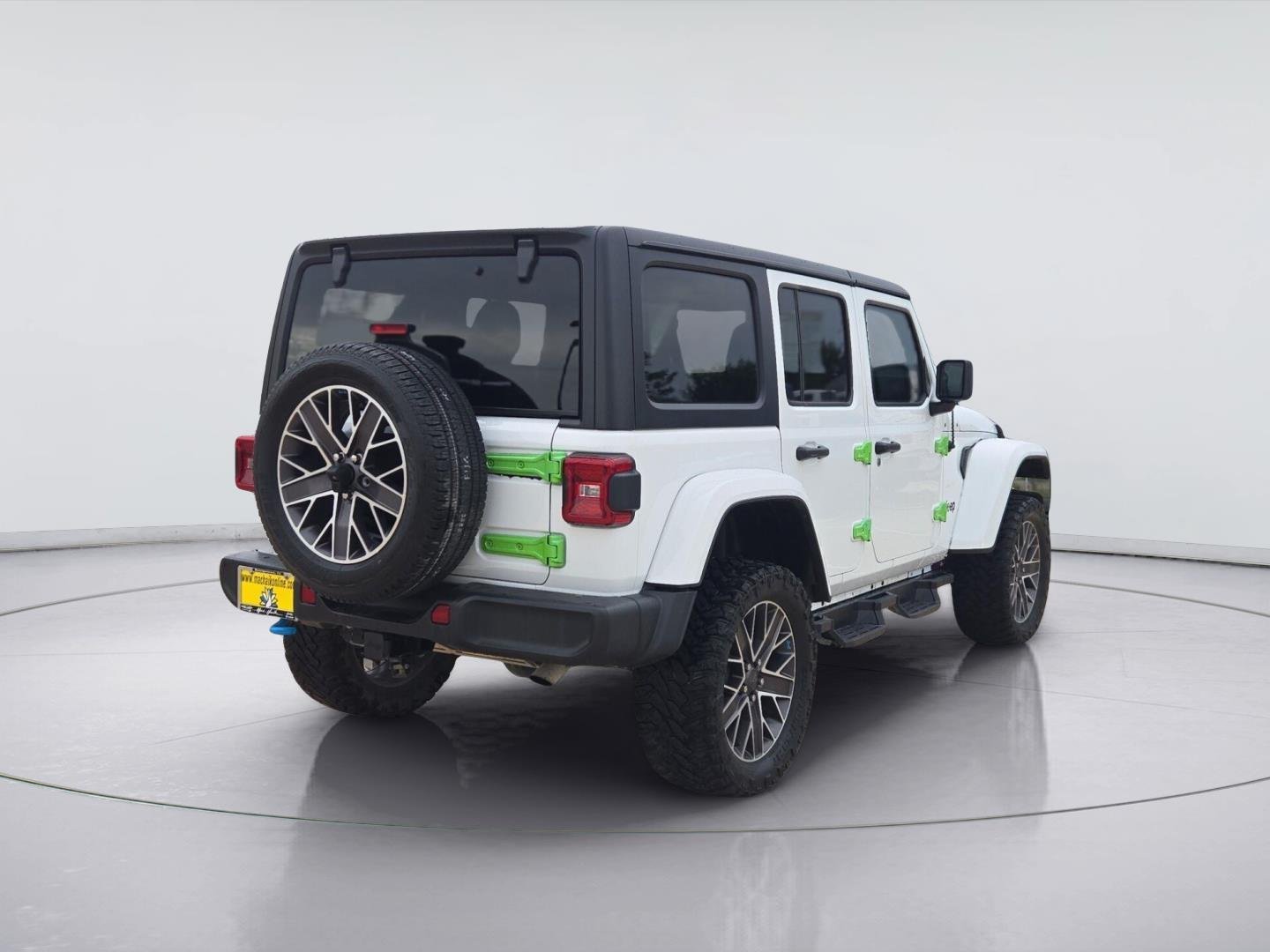 Used 2023 Bright White Clearcoat Jeep Sahara image 5