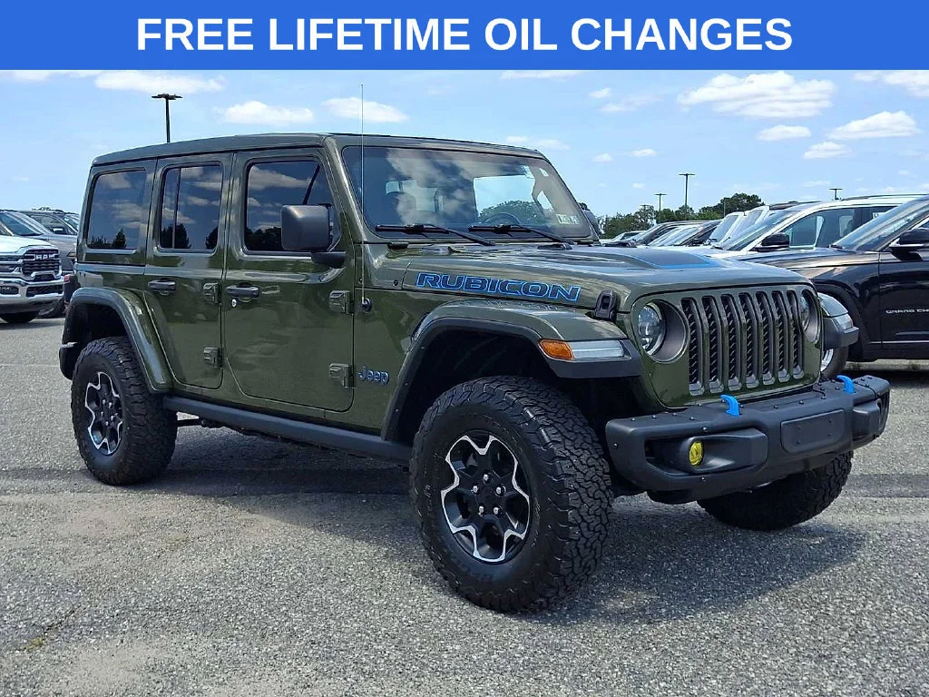 Used 2023 Sarge Green Clearcoat Jeep Rubicon image 1