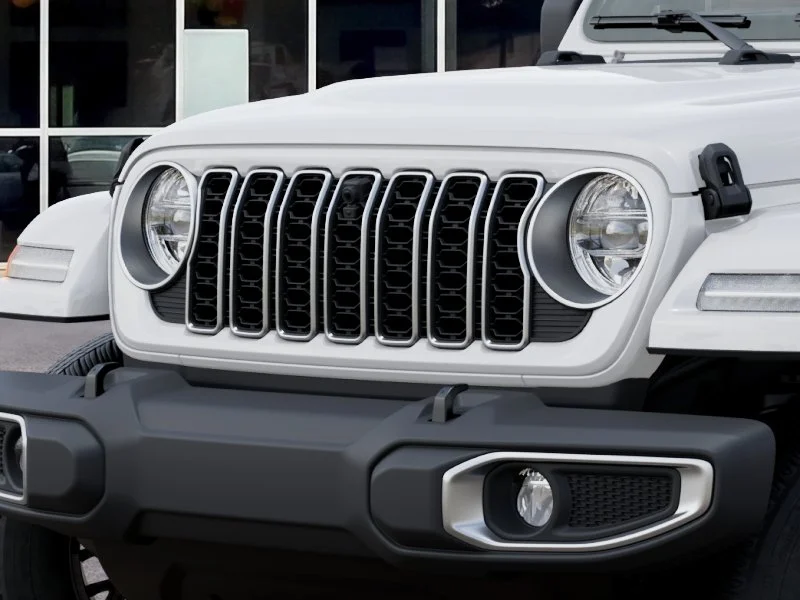 New 2026 Bright White Clear-Coat Exterior Paint Jeep Sahara image 40