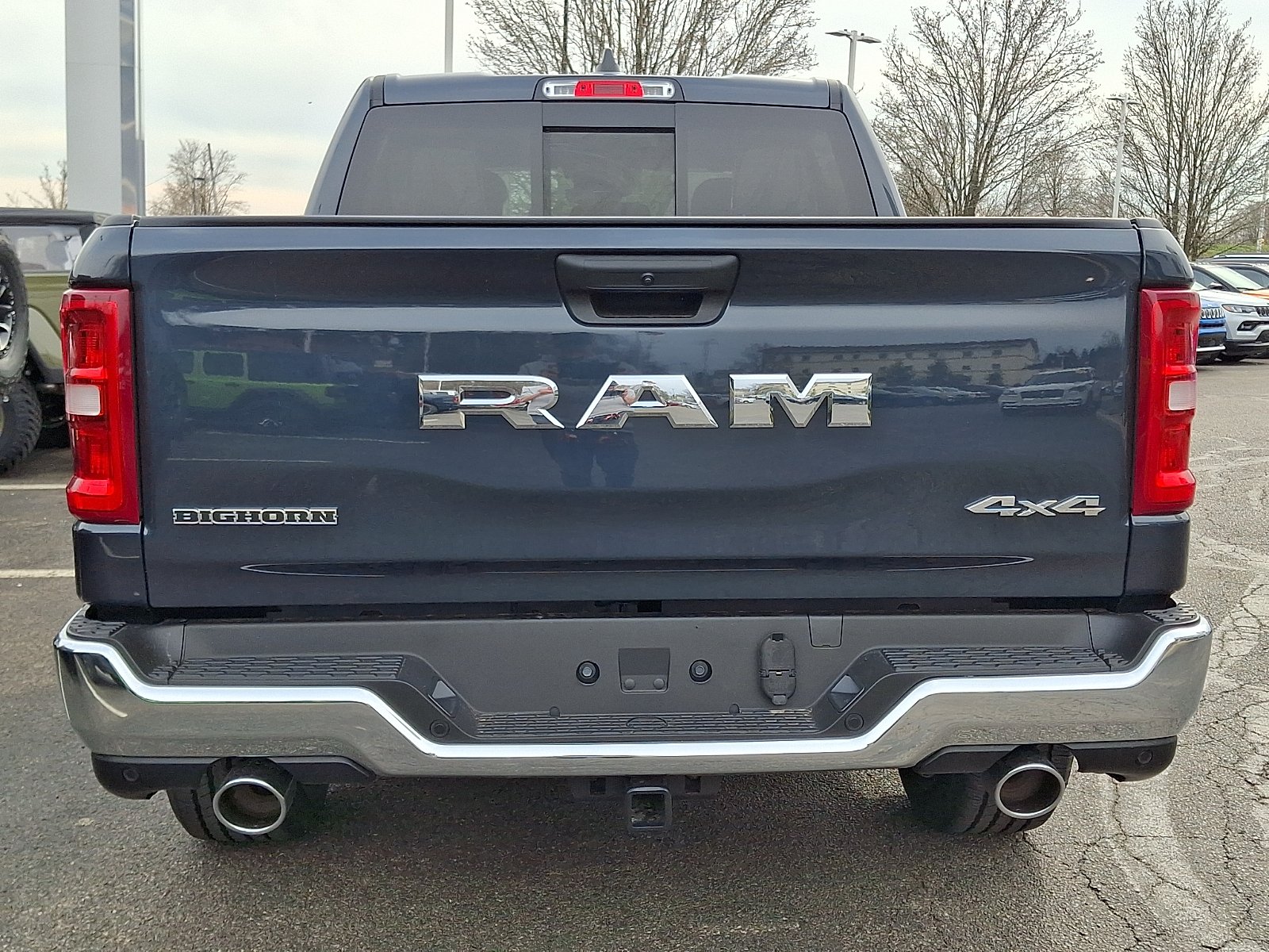 New 2026 Forged Blue Metallic Exterior Paint RAM Big Horn Crew Cab 4x4 5