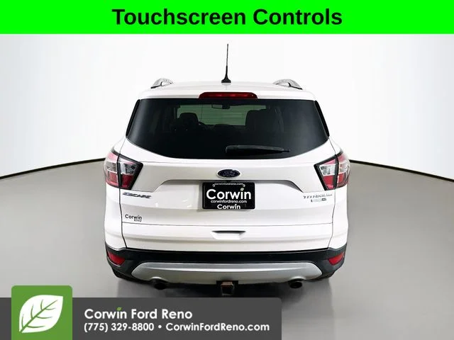 Certified Used 2018 White Platinum Clearcoat Metallic Ford Titanium image 6