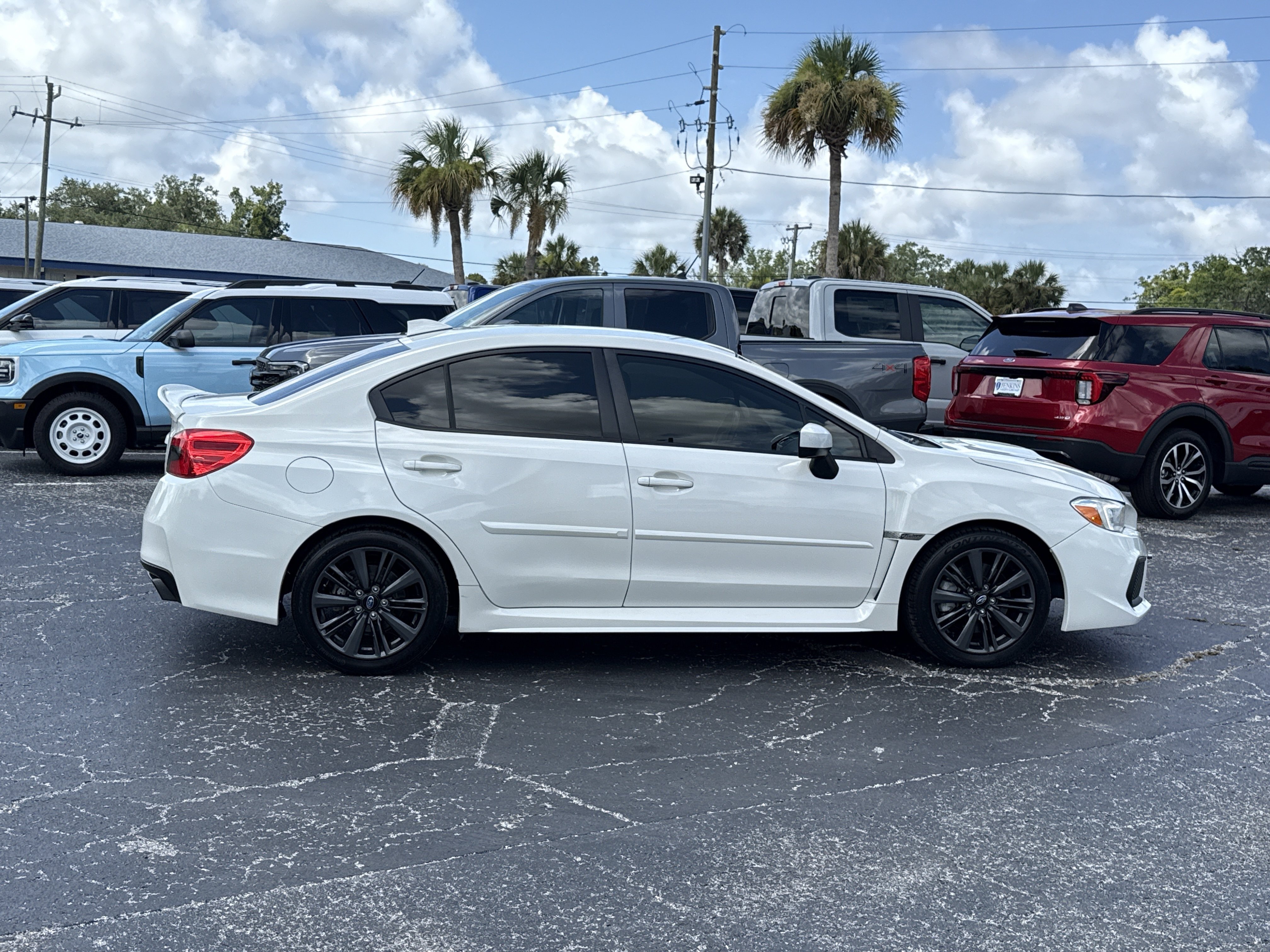 Used 2018 Crystal White Pearl Subaru Base image 6