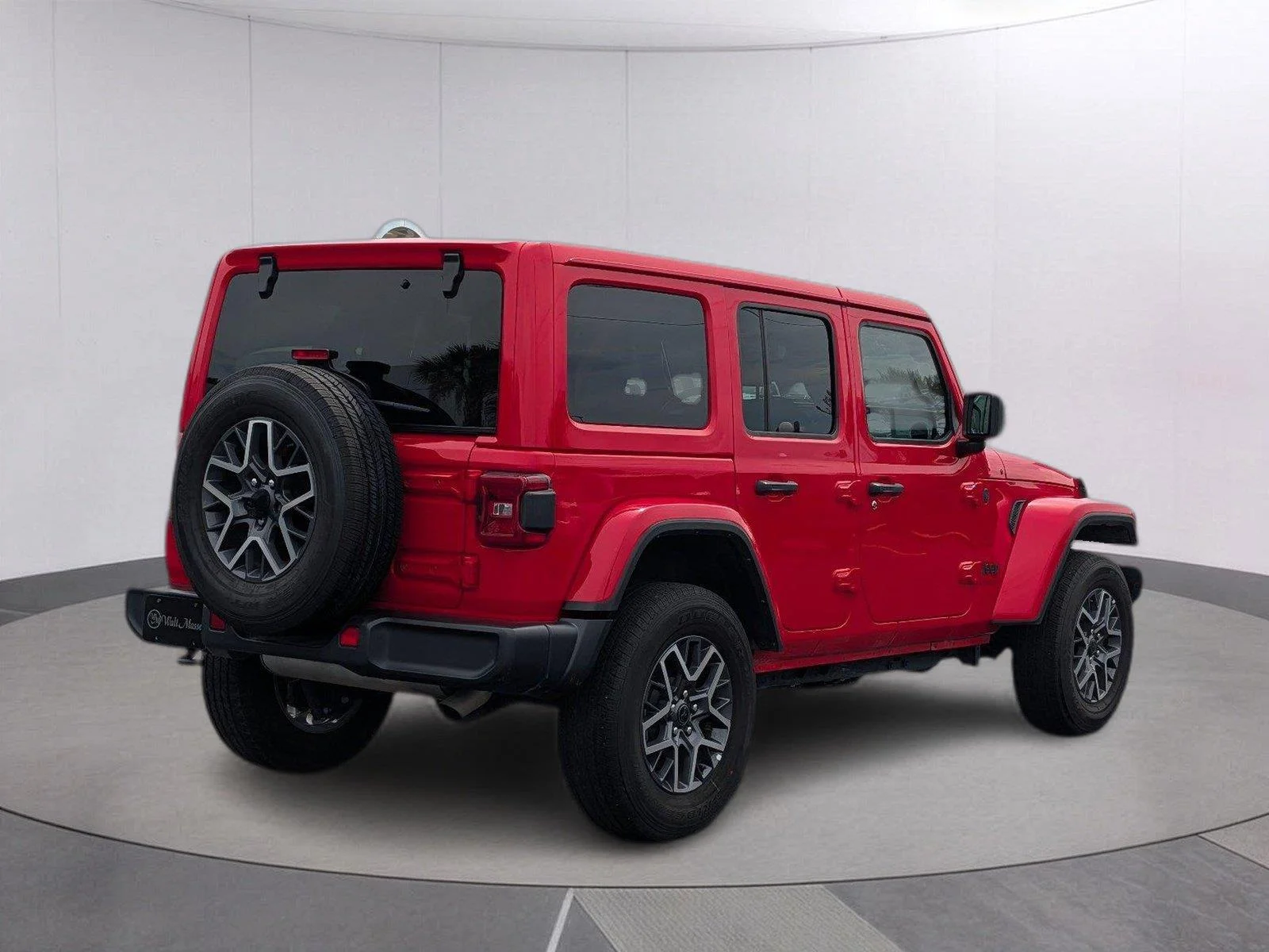 Used 2025 Firecracker Red Clearcoat Jeep Sahara image 5