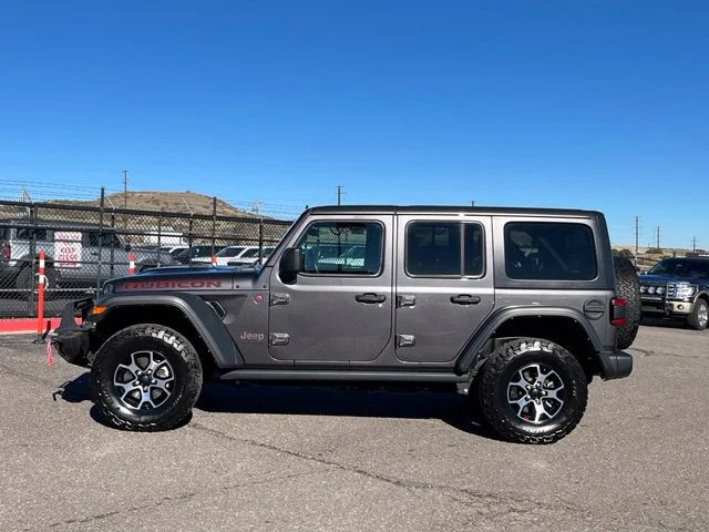 Used 2021 Gray Jeep Unlimited Rubicon image 2