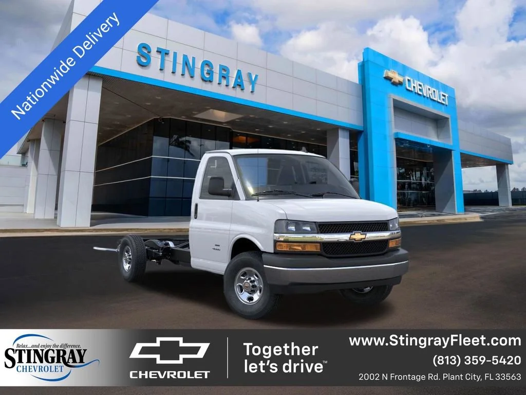 New 2026 Chevrolet Express Cutaway 3500 1WT Extended Wheelbase in Plant ...