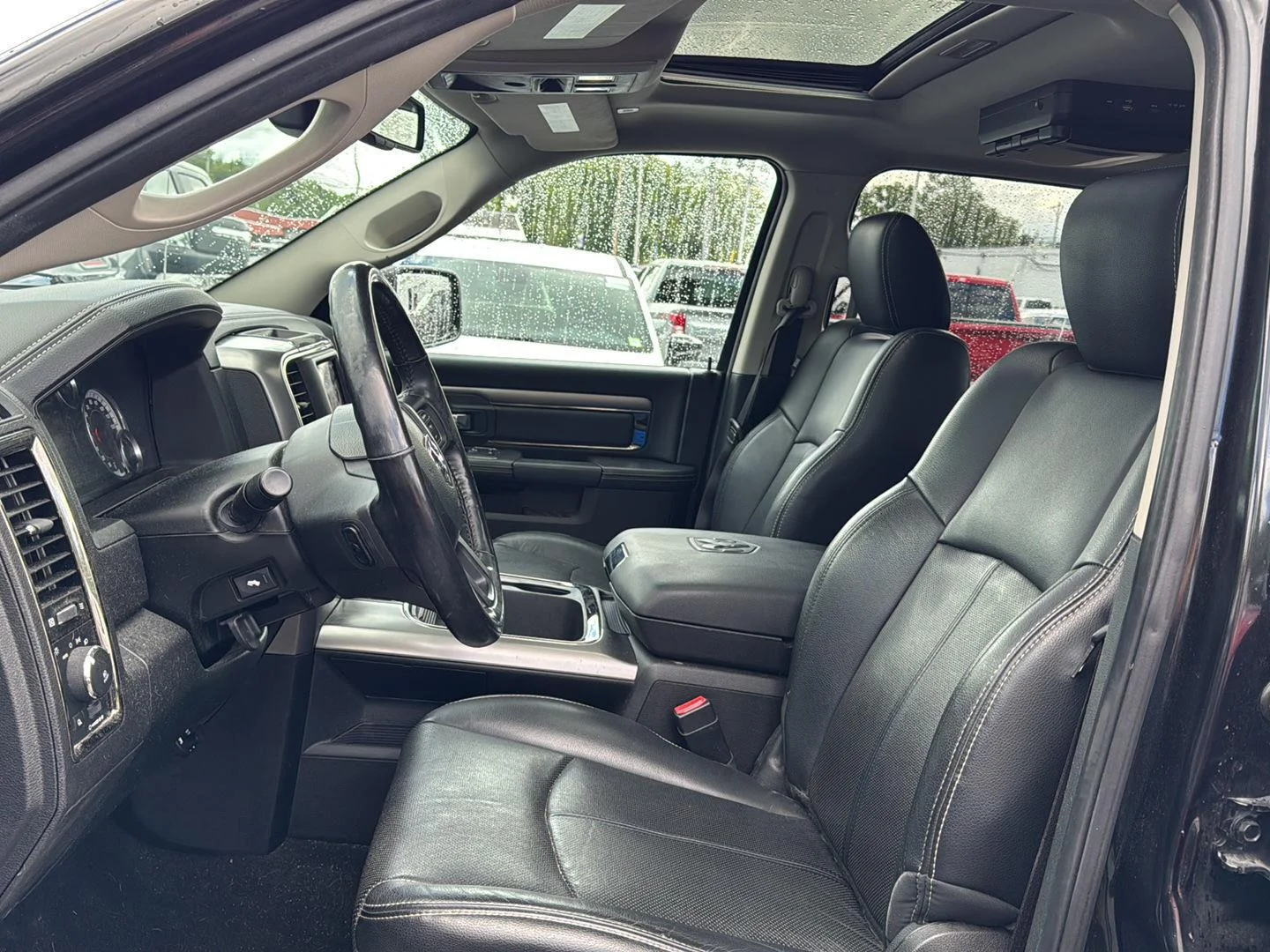 Used 2018 Brilliant Black Crystal Pearlcoat Ram Night image 7