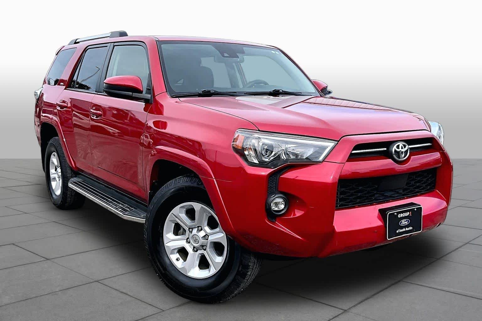 Used 2021 Barcelona Red Metallic Toyota SR5 image 3