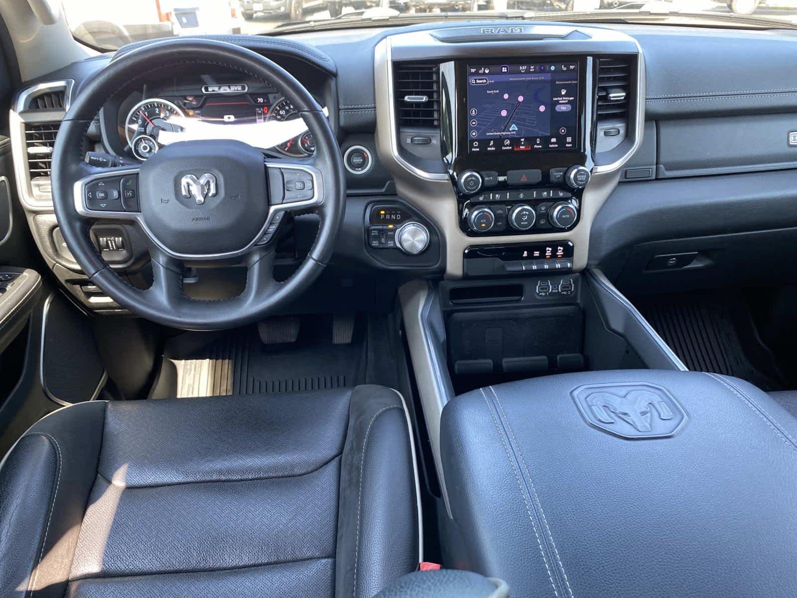Certified Used 2022 Diamond Black Crystal Pearlcoat Ram Laramie image 14