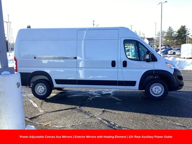 New 2026 Bright White Clearcoat Ram PROMASTER 3500 TRADESMAN CARGO VAN HIGH ROOF 159