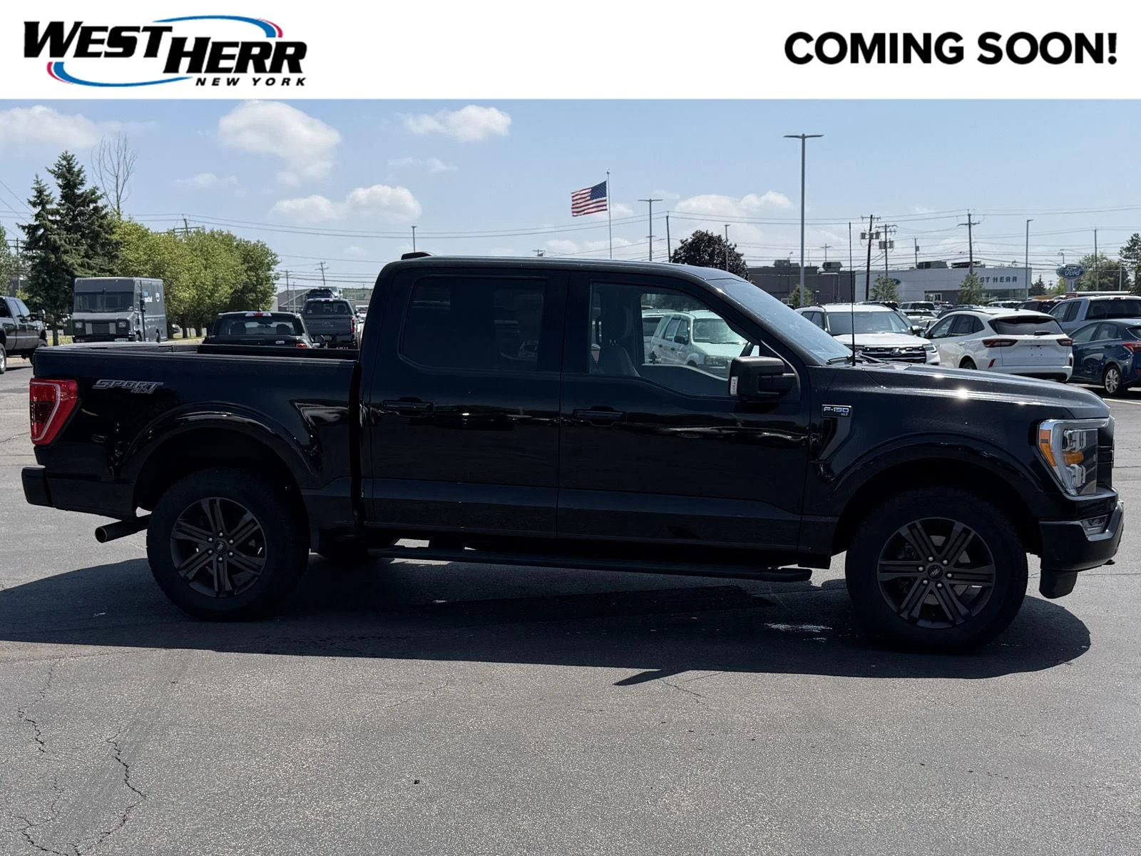 Used 2022 Agate Black Ford XLT image 1