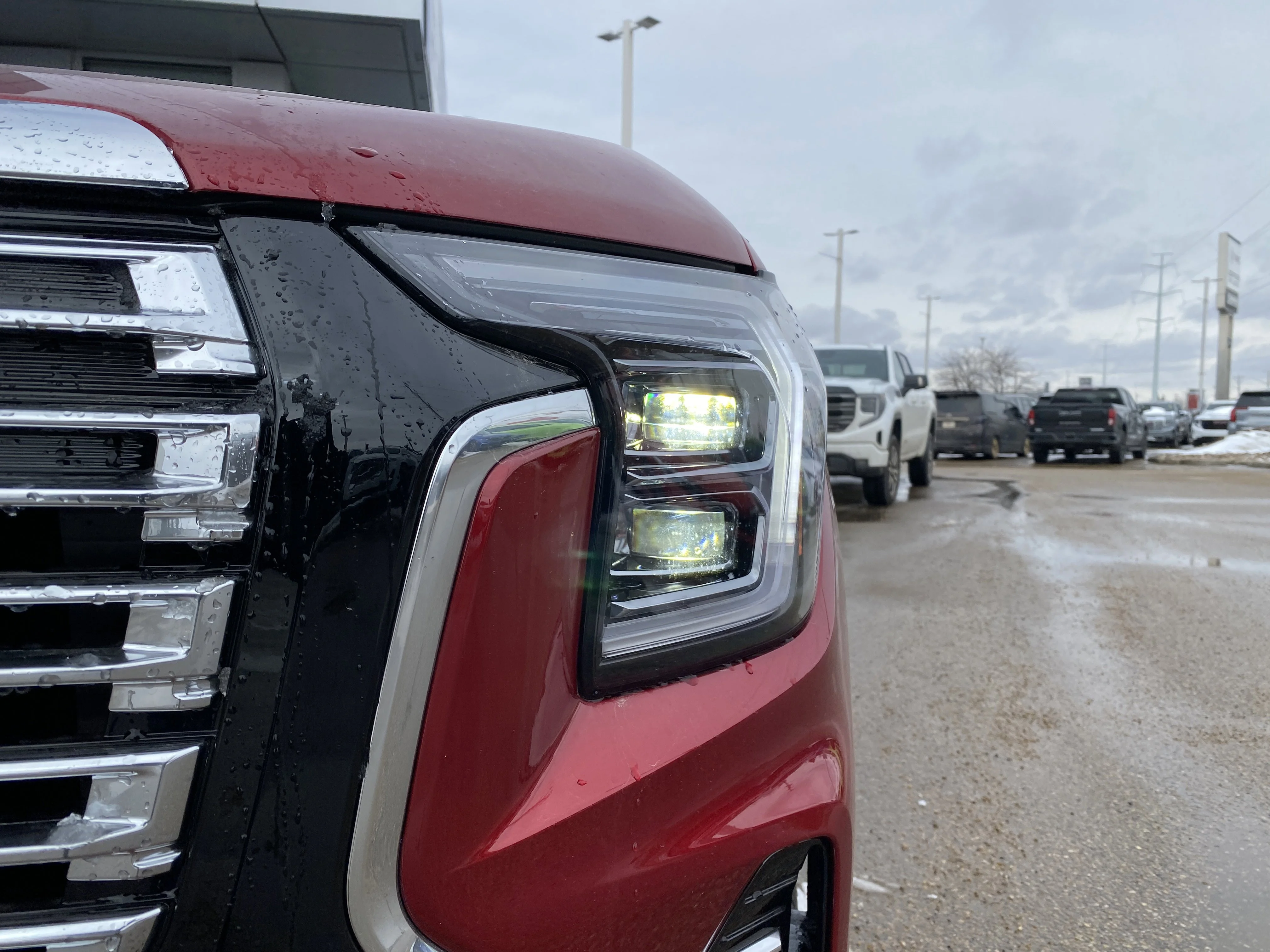 New 2026 VOLCANIC RED TINTCOAT GMC AWD Denali image 10