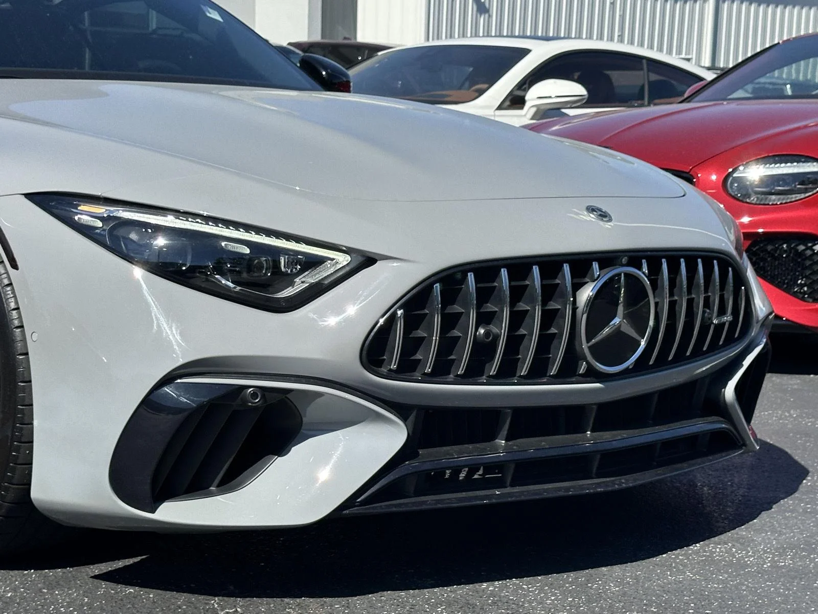 Used 2022 MANUFAKTUR Alpine Grey Mercedes-Benz AMG® SL 55 image 47