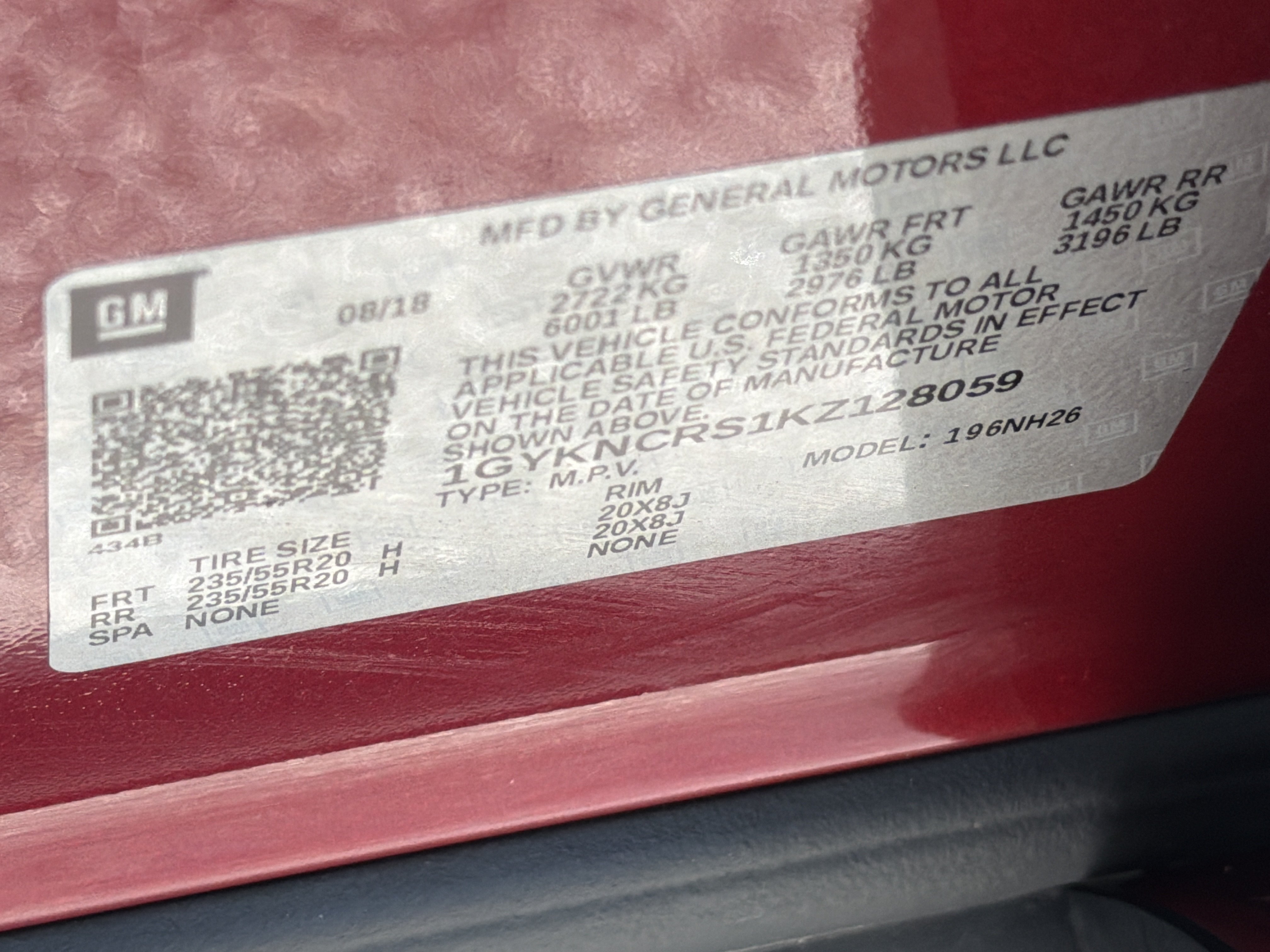 Used 2019 Red Horizon Tintcoat Cadillac Luxury FWD image 34