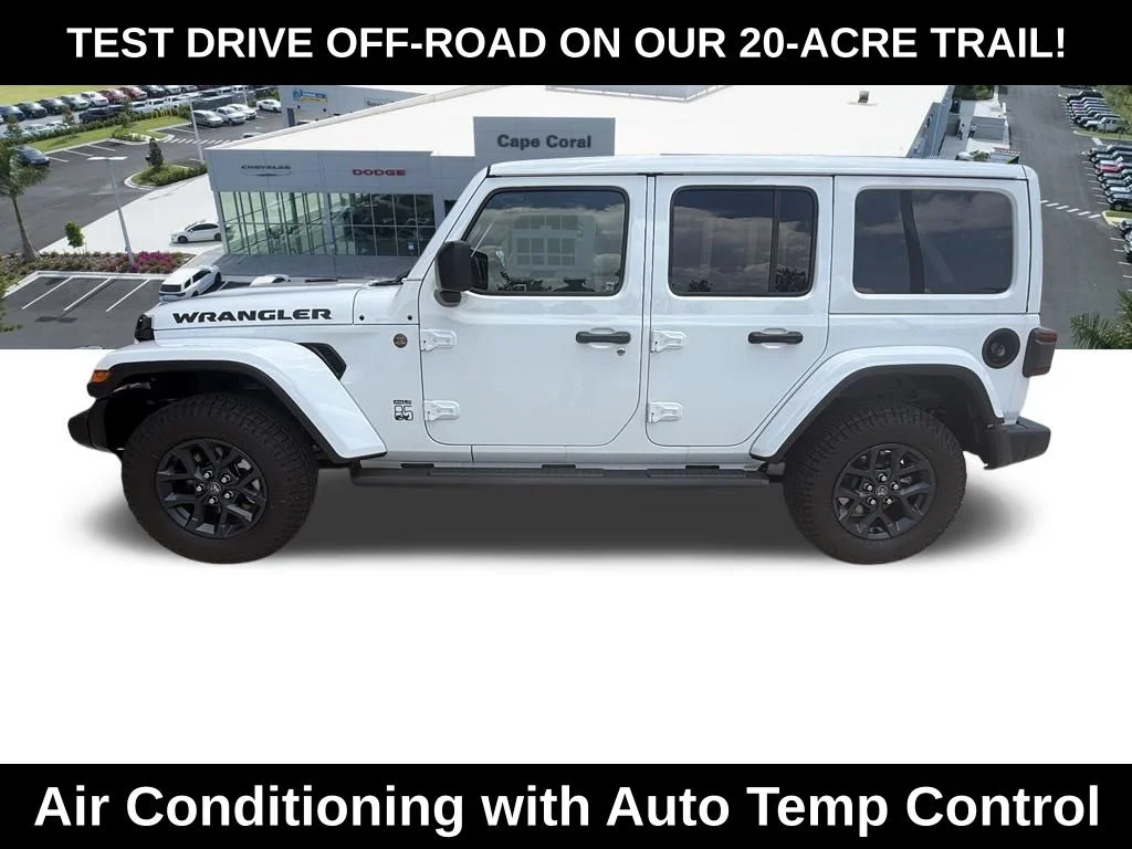 New 2026 Bright White Clear-Coat Exterior Paint Jeep 85th Anniversary Edition image 7