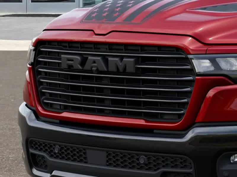 New 2026 Molten Red Pearl-Coat Exterior Paint RAM Laramie image 11
