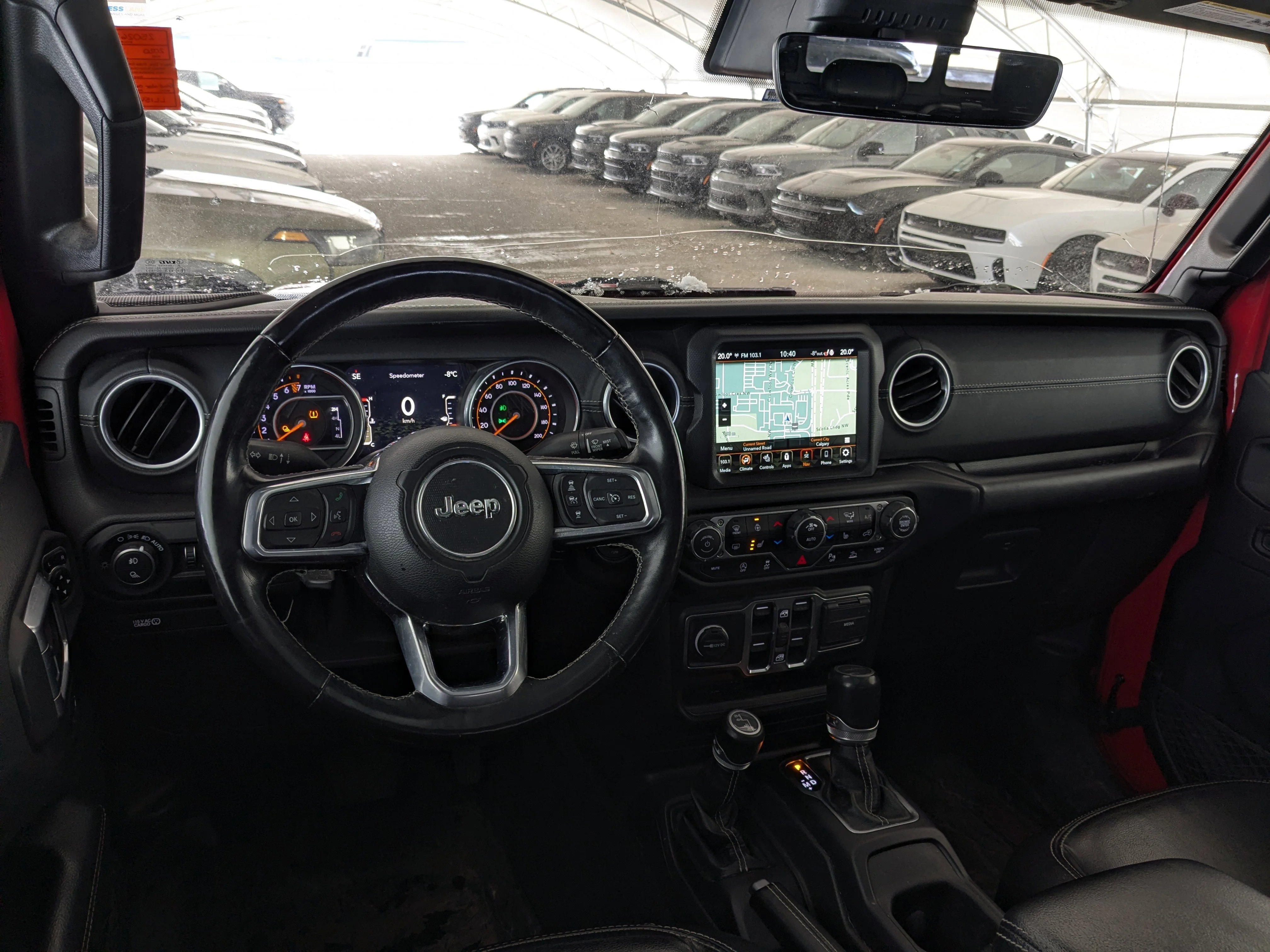 Used 2020 Red Jeep Overland - LED Grp - Safety Tec Grp - Advanced Safety - Trailer Tow Grp - Cold Weather. image 22