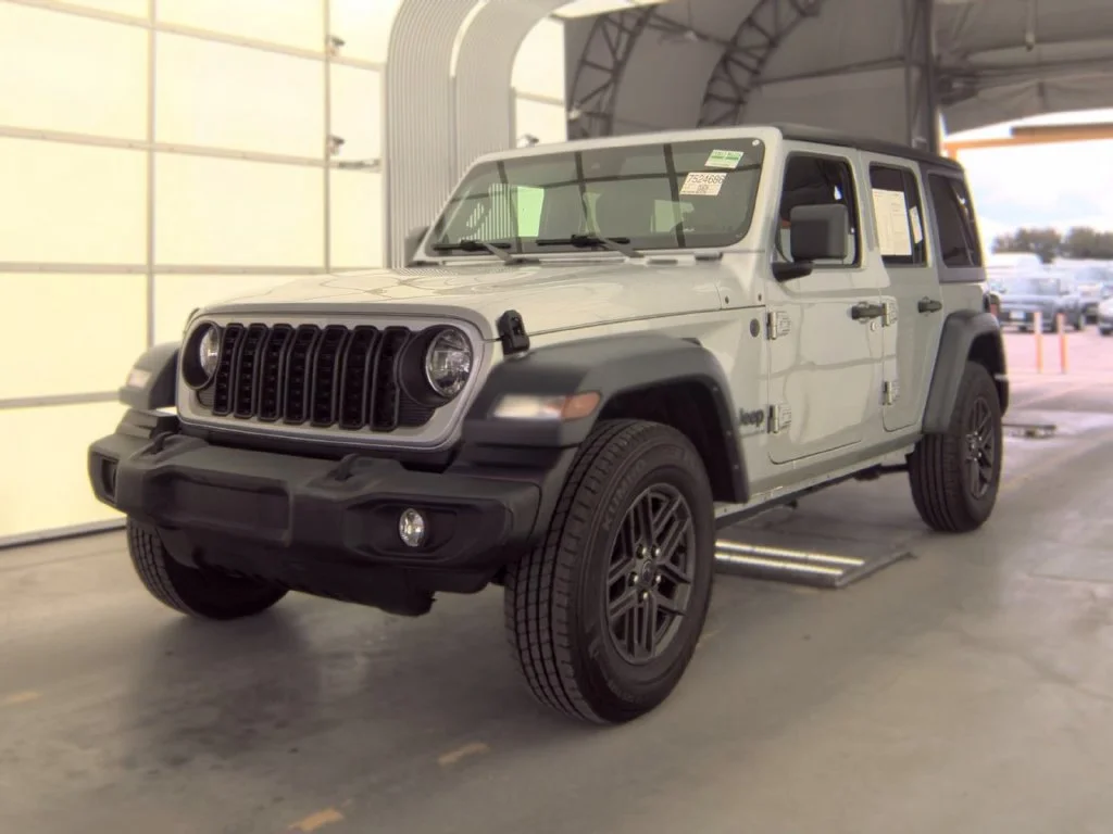 Used 2024 Silver Jeep Sport S image 1