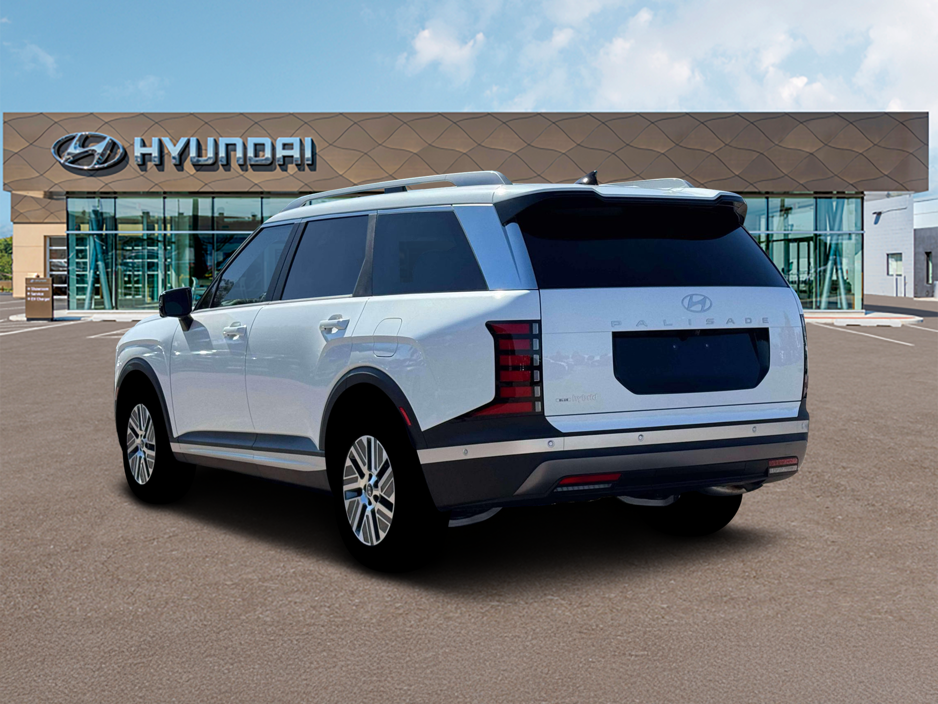 New 2026 Creamy White Pearl Hyundai Blue SEL Premium 7P image 5