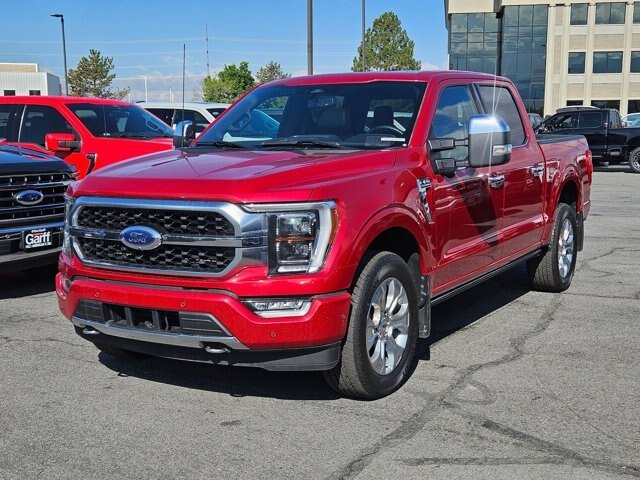 Used 2023 Rapid Red Metallic Tinted Clearcoat Ford Platinum image 44