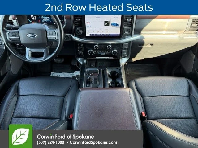 Certified Used 2023 Hot Pepper Red Metallic Tinted Clearcoat Ford Lariat image 16