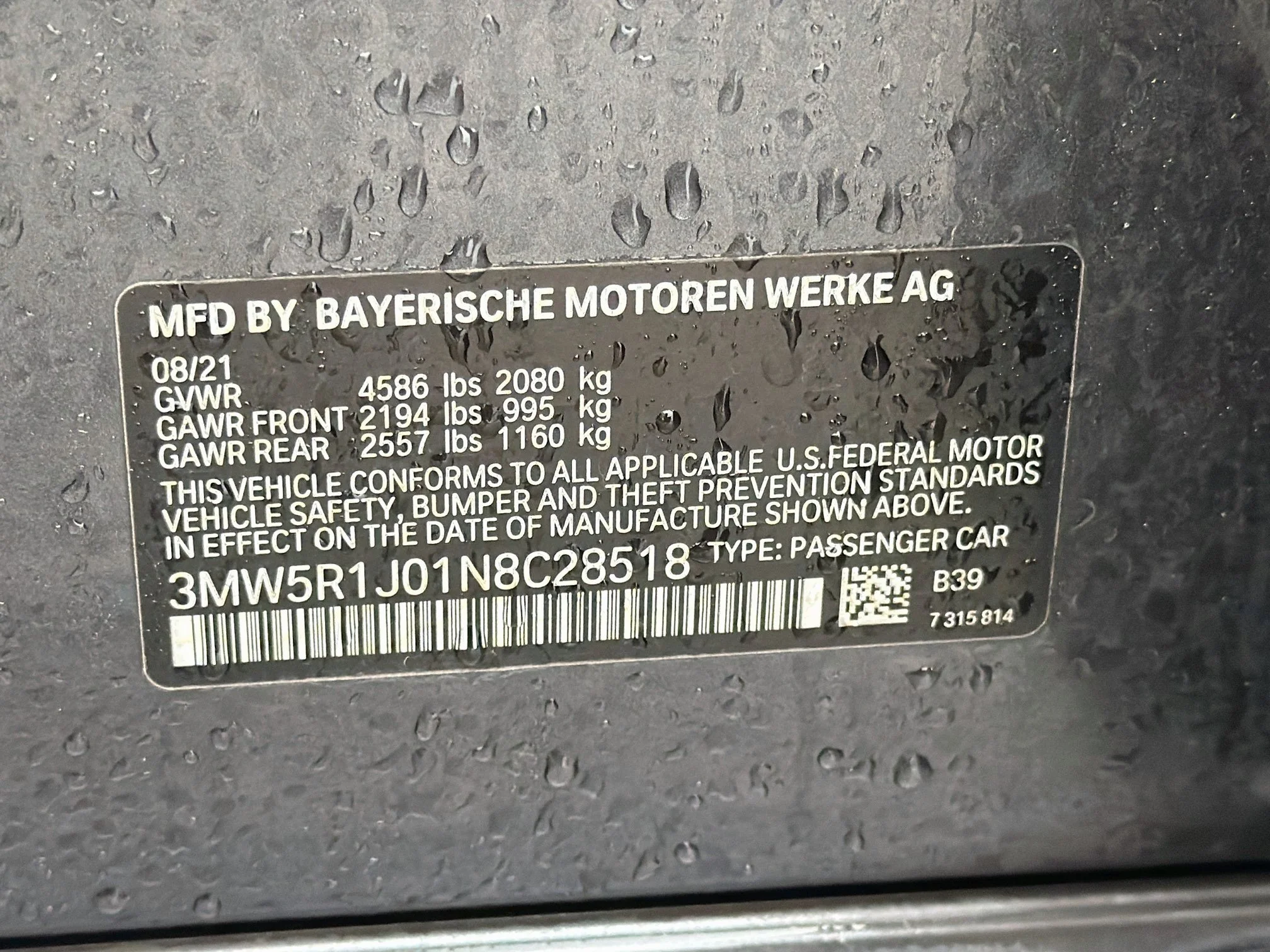 Used 2022 Mineral Grey Metallic BMW 330i image 43