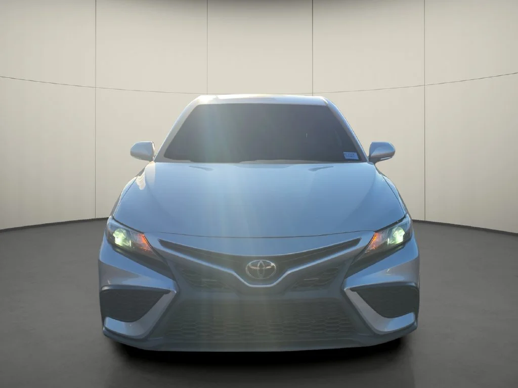 Used 2022 Silver Toyota SE image 2