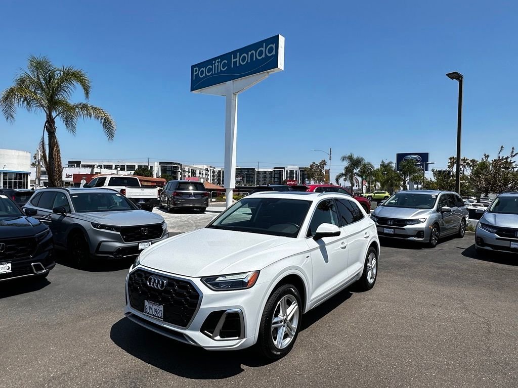 Used 2021 White Audi 55 Premium image 2