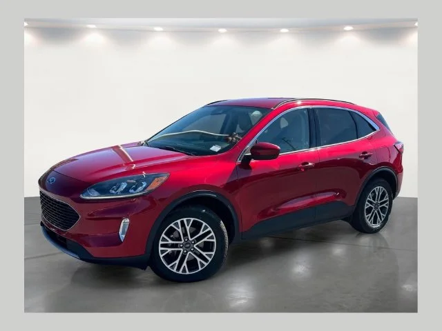 Used 2020 Red Ford SEL image 1