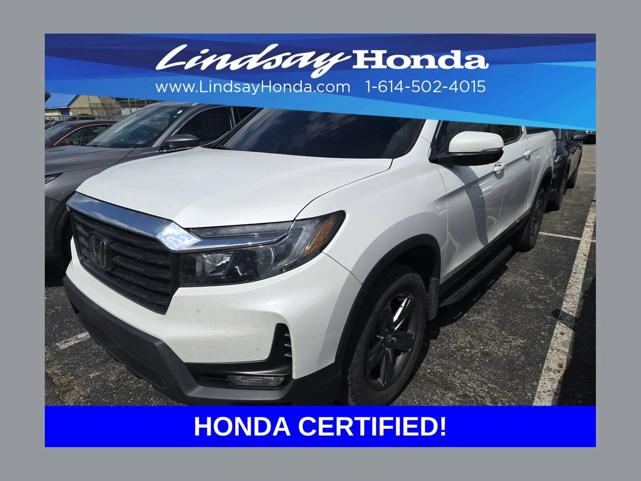Certified Used 2023 Platinum White Pearl Honda RTL image 1