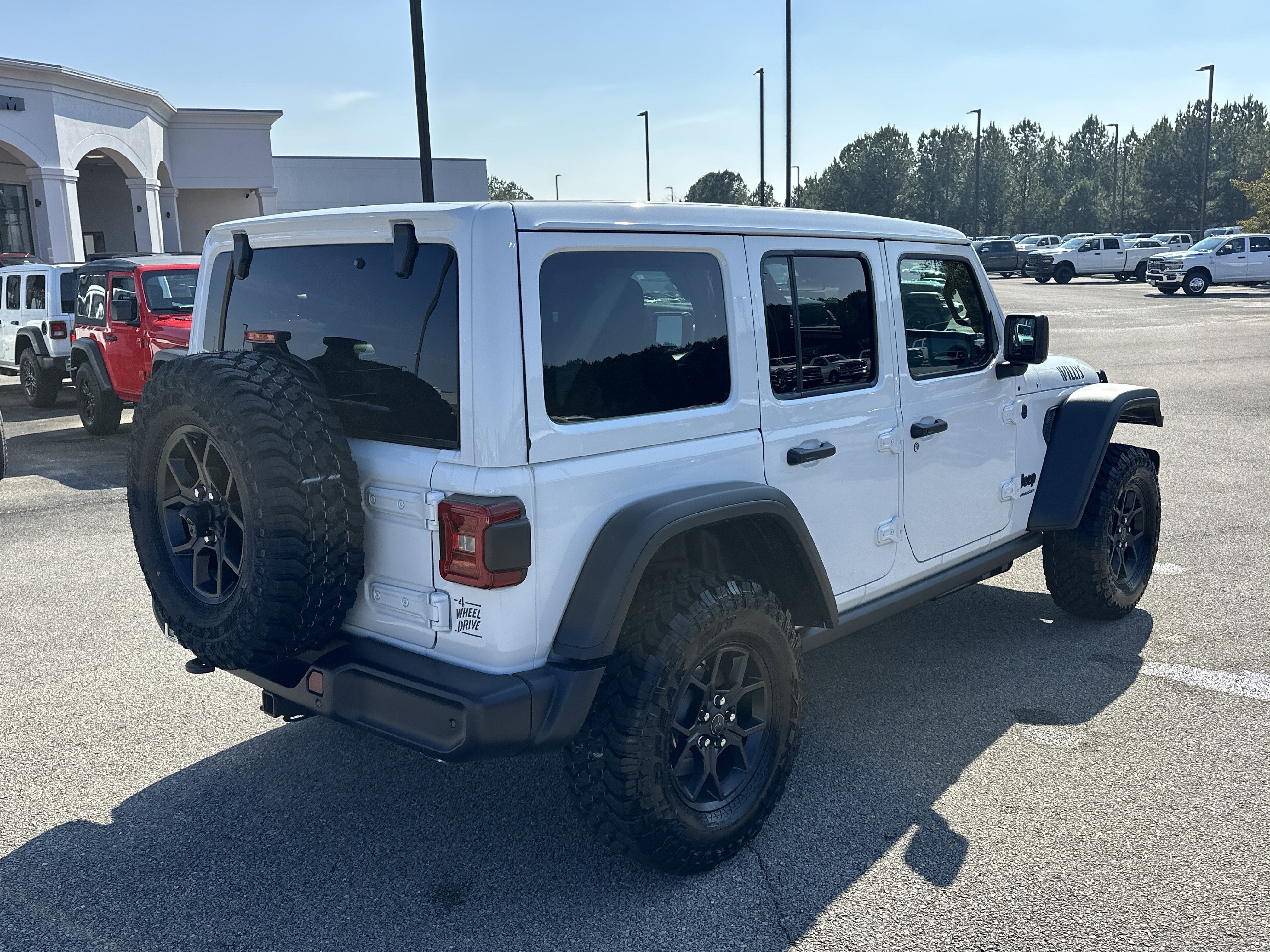 New 2026 Bright White Clear-Coat Exterior Paint Jeep Willys image 7
