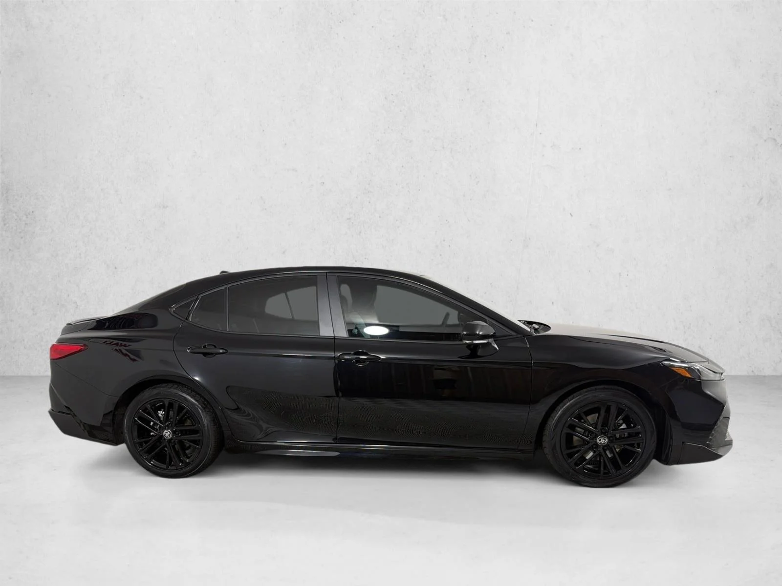 Used 2025 Midnight Black Metallic Toyota SE image 2