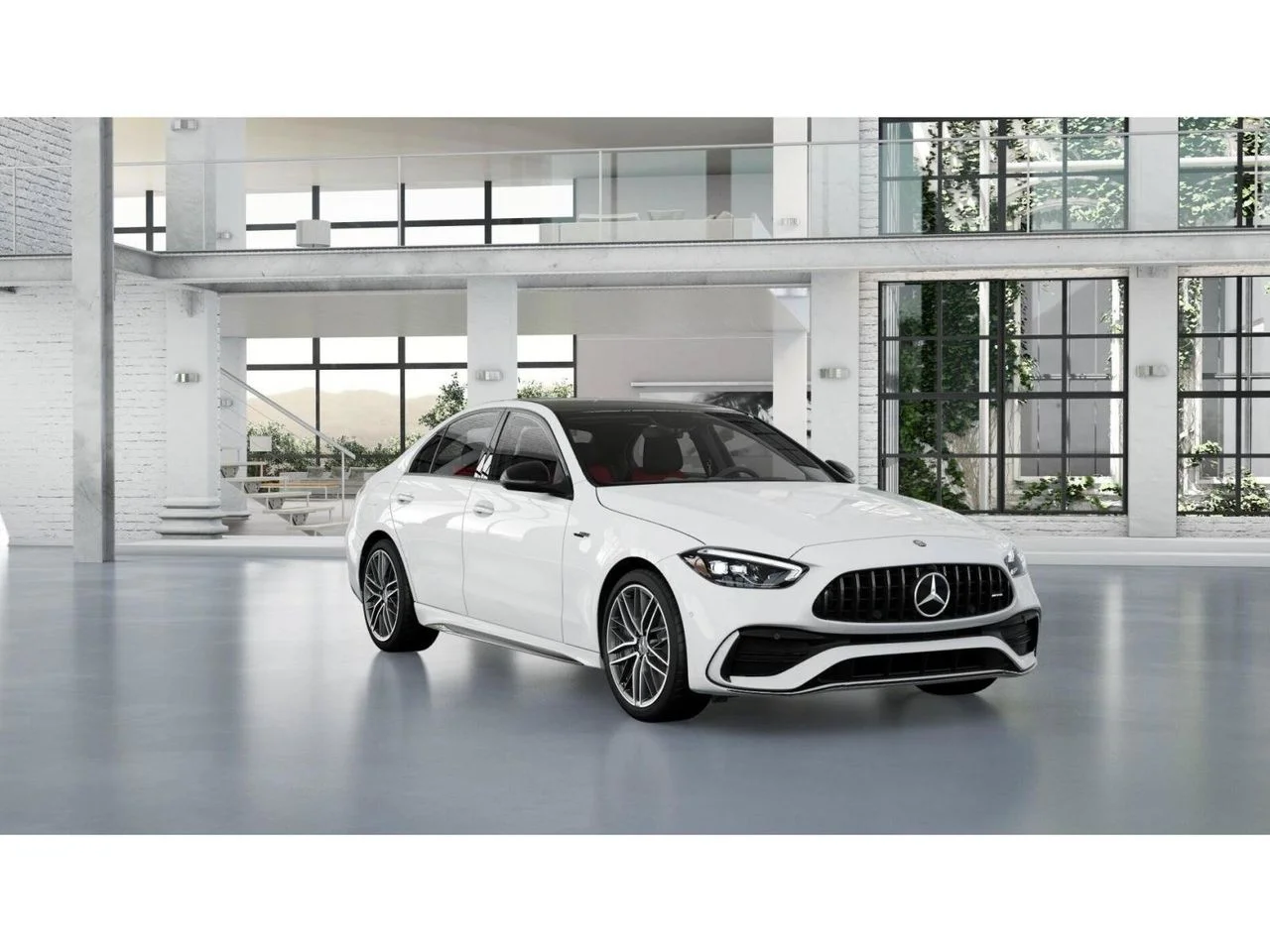 New 2026 Polar White Mercedes-Benz AMG® C 43 4MATIC® Sedan image 10
