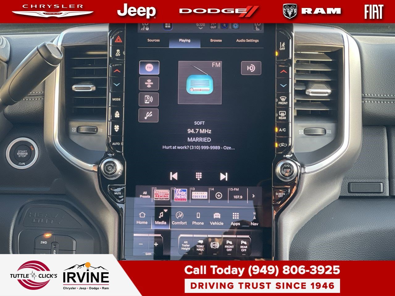 New 2026 Granite Crystal Metallic Clear-Coat Exterior Paint RAM Laramie image 14