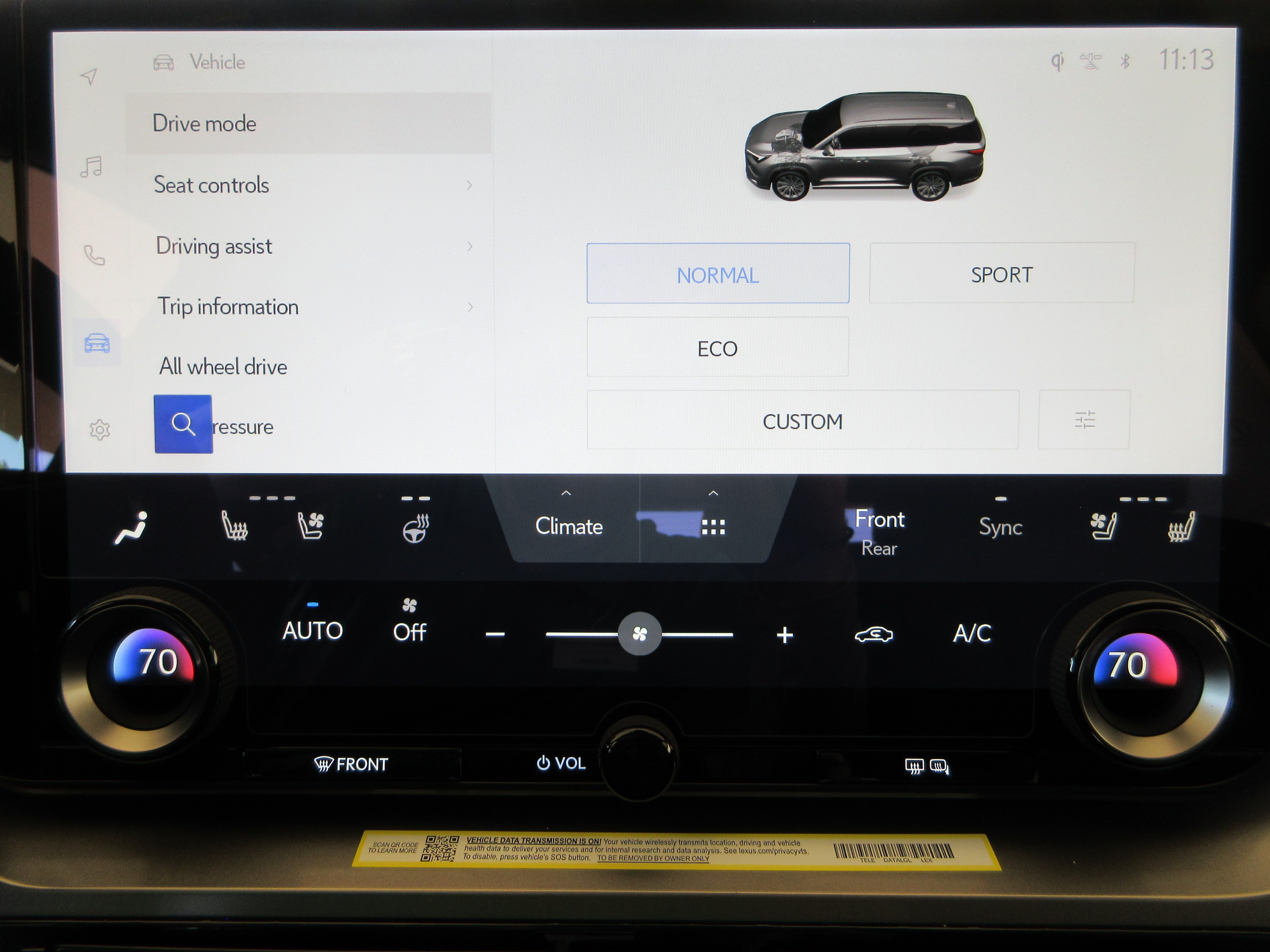 New 2026 Cloudburst Gray Lexus PREMIUM AWD image 42